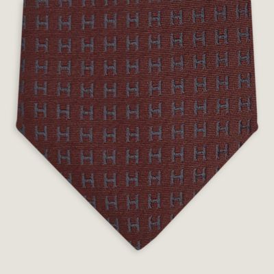 H織りタイ バイカラー 《ファソネ H》 | Hermès - エルメス-公式サイト